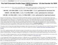 DXZone 40-80 Half-Extended Double Zepp Antenna