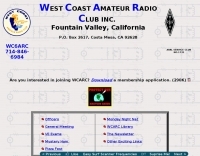 DXZone WC6ARC West Coast Amateur Radio Club