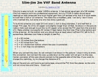 DXZone Slim Jim 2m Vertical