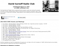 David Sarnoff Radio Club Picture