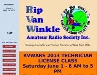 K2RVW Rip Van Winkle Amateur Radio Society, Inc.
