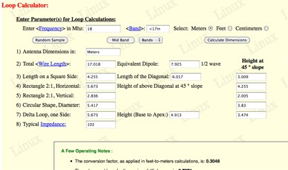 Loop Antennas And Calculator Antennas Antenna Calculators The DXZone