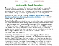 Automatic Band Decoders