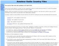 DXZone Amateur Radio Country Files