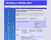 Repeater and Broadcast Transmitter Database