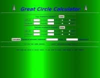DXZone Great Circle Calculator