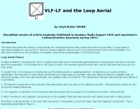VLF-LF and the Loop Aerial Picture