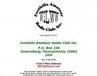 DXZone W3LWW Foothills Amateur Radio Club