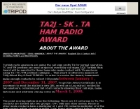 DXZone TA2J - SK . TA Ham Radio Award