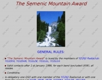 DXZone The Semenic Mountain Award