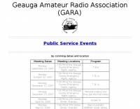 DXZone GARA Giles Amateur Radio Association,