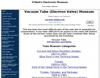 Vacuum Tube (Electronic Valve) Museum