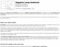 DXZone Skywire Loop Antenna