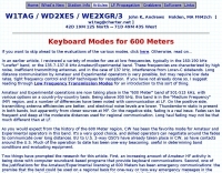 Keyboard Modes for 600 Meters