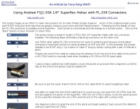 FSJ1-50A Superflex Heliax and PL-259 Picture