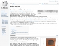 Hellschreiber at Wikipedia Picture