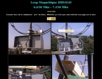 HB9AGD Magnetic Loop Picture