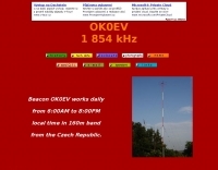 OK0EV 1854 Khz beacon