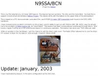 N9SSA/BCN 10 Meter Beacon Picture