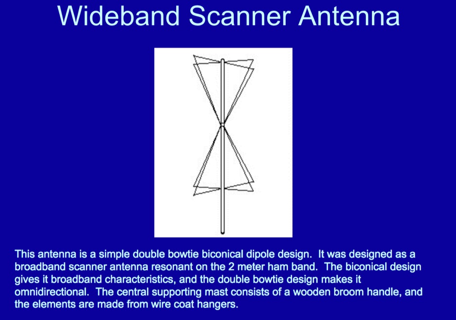 Bicone antenna Picture