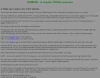 GW8IZR - A simple 70MHz antenna Picture