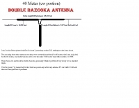 DXZone 40 meter double bazooka antenna