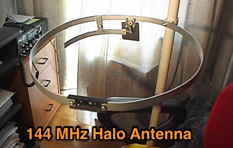 DXZone IW2KWC 2 meters Halo antenna