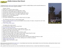 Mobile Antenna Mast Mount