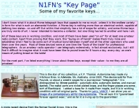 N1FN Key Collection Picture