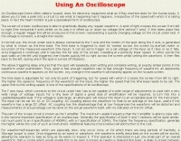 Using An Oscilloscope