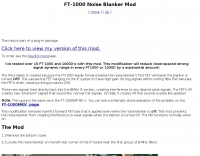 FT-1000 Noise Blanker Mod Picture