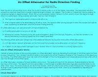 Offset Attenuator for Radio Direction Finding