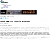 Designing Log Periodic Antennas