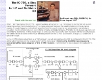 The IC-756 a Step Forward Picture