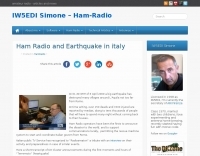 Ham Radio and Heartquake in italy Picture