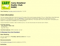 N4NC Cary Amateur Radio Club Picture