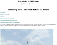 Lifting Rohn 45G 25G Tower