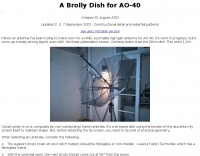 DXZone A Brolly Dish for AO-40