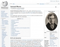 Samule Morse on Wikipedia Picture