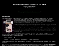 Field strength meter