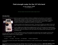 DXZone Field strength meter