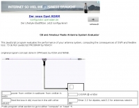 Radio Antenna System Evaluator Site