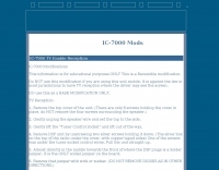 IC-7000 Mods Picture