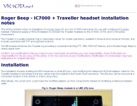 DXZone Roger Beep and IC7000