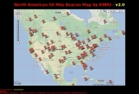 North American Beacons Map Picture
