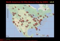 North American Beacons Map