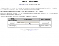 DXZone D-PRS Message Calculator