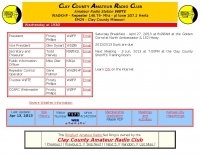 WOTE The Clay County Amateur Radio Club