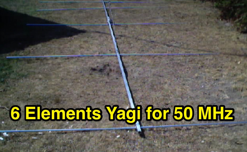 6 Elements Yagi for 50 MHz Picture