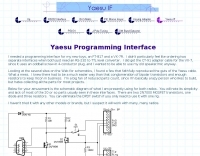 DXZone Yaesu Programming Interface